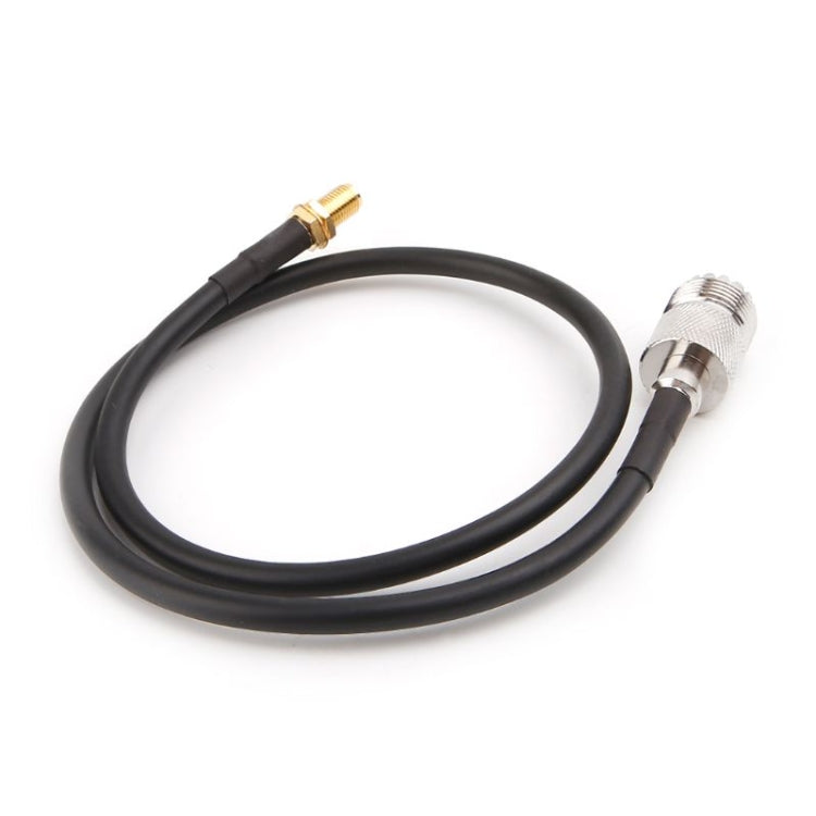 SMA Female to UHF SO239 PL259 Female RG58 Pork Tail Cable, Length: 50cm SMA Female to UHF SO239 PL259 Female RG58 Pork Tail Cable, Length: 50cm